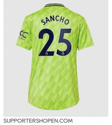 Manchester United Jadon Sancho #25 Tredje Matchtröja Dam 2022-23 Kortärmad